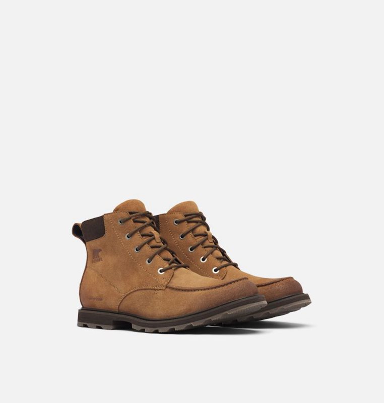 Mens Booties Brown - Sorel Fulton™ Moc Toe - 108-KOIXQR